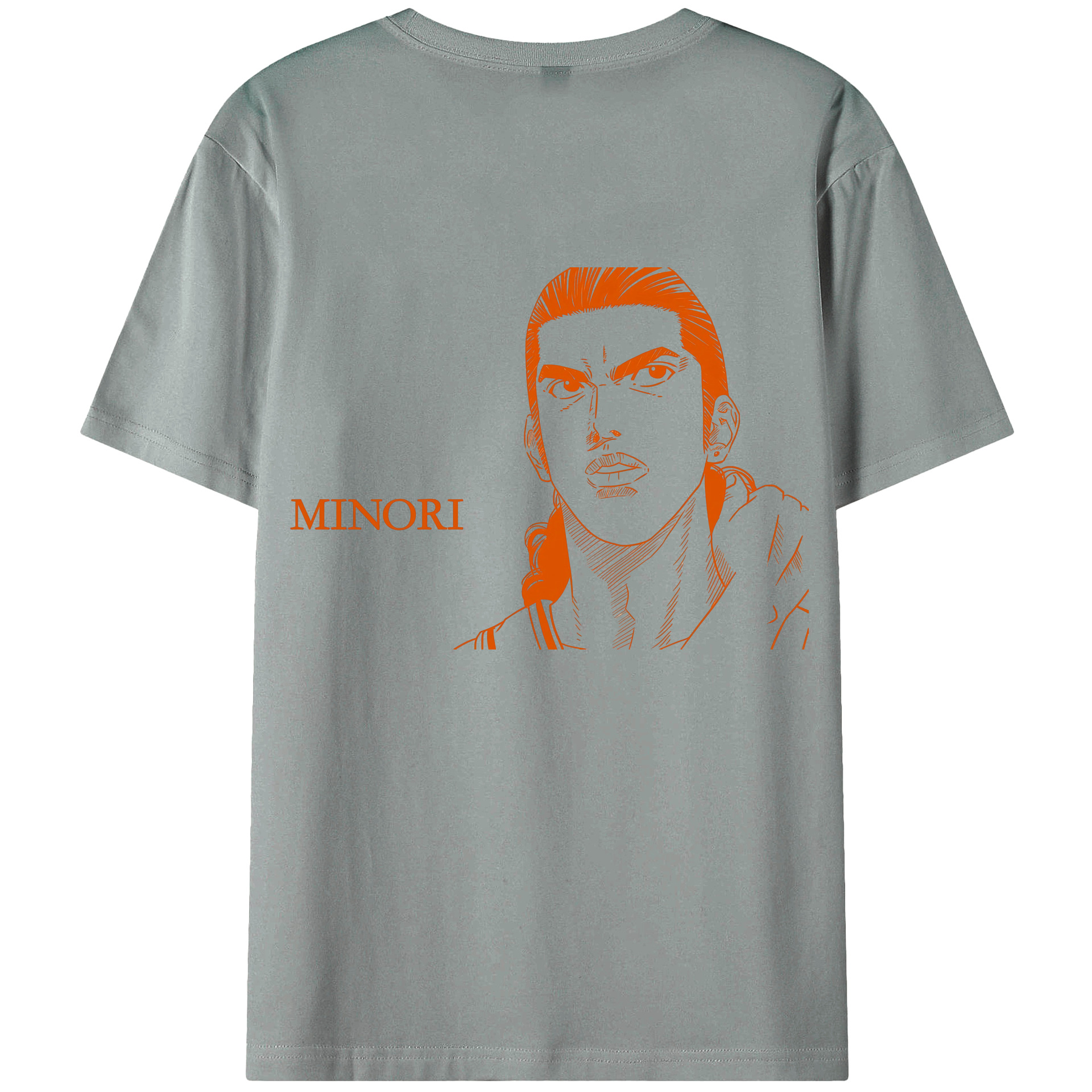 （画像用） SLAM DUNK／スラムダンク 綿100％ メンズ半袖Tシャツ（バックプリント） 通気性